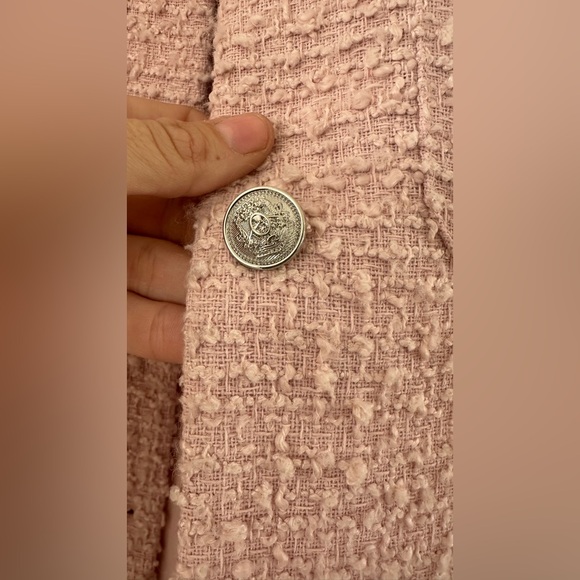 H&M Pink Boucle Jacket L - Picture 5 of 7